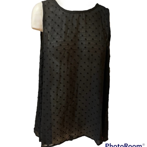 Round neck Swiss dot tank - Picture 8 of 9